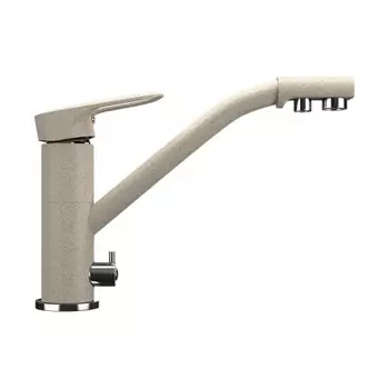 Смеситель для кухни ULGRAN Classic бежевый (U-010-328)