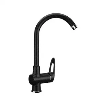 Смеситель для кухни ULGRAN Classic черный (U-006-308)