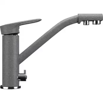 Смеситель для кухни ULGRAN Classic графит (U-010-342)