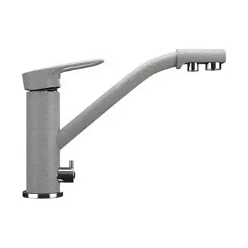 Смеситель для кухни ULGRAN Classic серый (U-010-310)