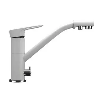 Смеситель для кухни ULGRAN Classic ультра-белый (U-010-341)