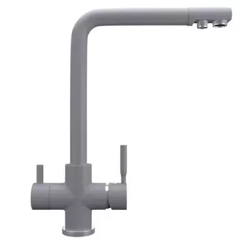 Смеситель для кухни ULGRAN Quartz бетон (UQ-016-05)