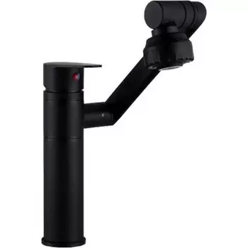 Смеситель для кухни/умывальника FASHUN черный (A4017-7)