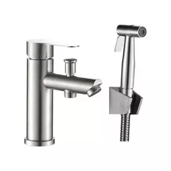 Смеситель для раковины с гигиеническим душем Haiba (HB12801)