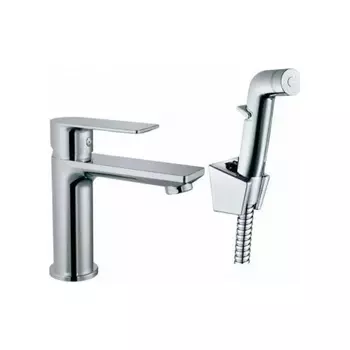 Смеситель для раковины с гигиеническим душем Haiba (HB12505)