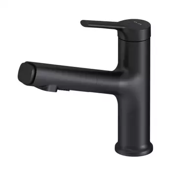Смеситель для раковины с вытяжным изливом AM.PM X-Joy S F85B02922 черный