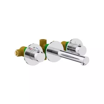 Смеситель для раковины встроенный с термостатом Timo Saona хром (2382/00SM)