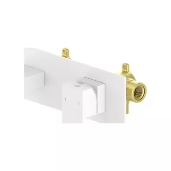 Смеситель для раковины встроенный Timo Selene белый матовый (2071/16SM)