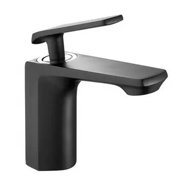 Смеситель для умывальника FASHUN черный (A1081-7)