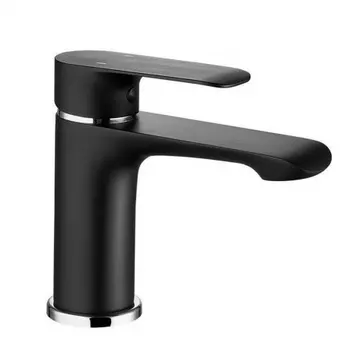 Смеситель для умывальника FASHUN черный (A1082-7)