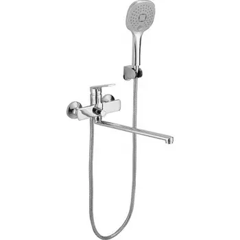 Смеситель для ванны BELZ B533 с аксессуарами, длинный излив (B22533)