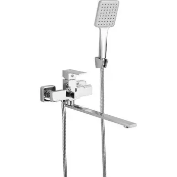 Смеситель для ванны BELZ B613 с аксессуарами, длинный излив (B22613)