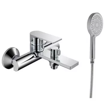 Смеситель для ванны BELZ B678 с аксессуарами, короткий излив (B60678)