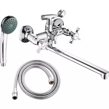 Смеситель для ванны и душа FASHUN хром (A2124)