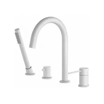 Смеситель для ванны с душем, врезной Timo Saona белый матовый (2320/16Y)