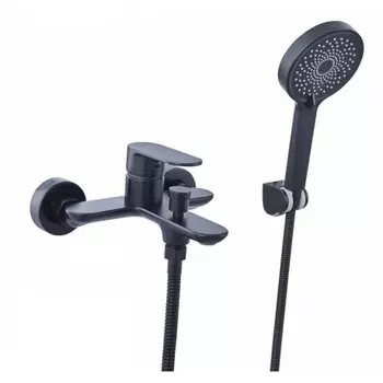 Смеситель FASHUN для ванны и душа чёрный (A3285-7)