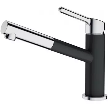 Смеситель Franke 115.0623.057/ Best, Смеситель ORBIT PULL-OUT, с выдвижным шлангом, хром/оникс