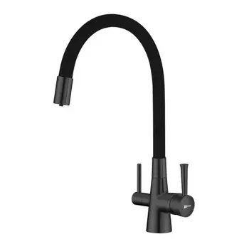 Смеситель Lemark Comfort (LM3075GM) для кухни с подключением к фильтру с питьевой водой