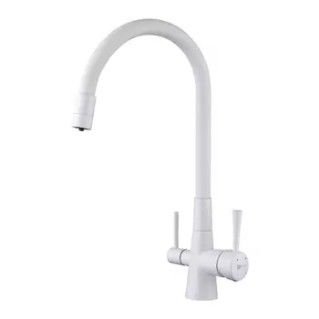 Смеситель Lemark Comfort (LM3075W) для кухни с подключением к фильтру с питьевой водой