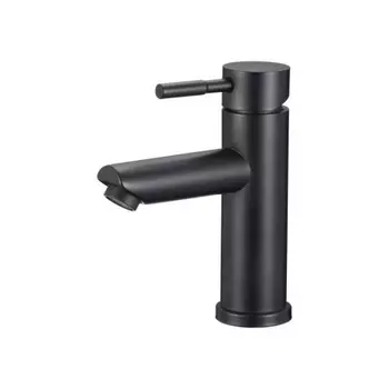 Смеситель OLIVE'S для раковины нержавеющая сталь черный BALEAR (13100BLB)