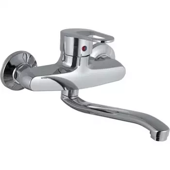 Смеситель PLSTART настенный для умывальника/мойки хром (PL4606)