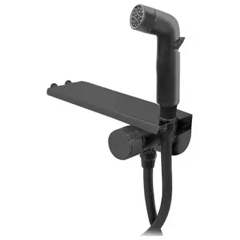 Смеситель с гигиеническим душем ESKO "Bangkok Black" (SMHBGB)