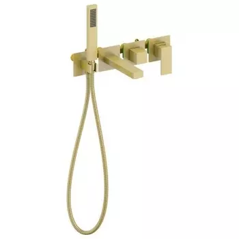 Смеситель встроенный для ванны с душем Timo Selene золото матовое (2014/17YSM)