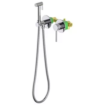 Смеситель встроенный с гигиеническим душем с защитой от ожогов Timo Saona хром (2339/00SM)