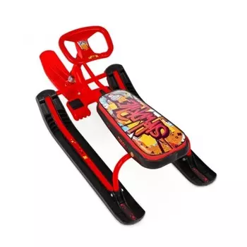 Снегокат граффити на красном