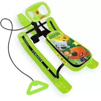 Снегокат Игрушка "Тимка спорт 2" (4-7 лет, выс. 29см, макс.нагр. 100кг) ТС2/ММ2 Ми-ми-мишки зел/чер