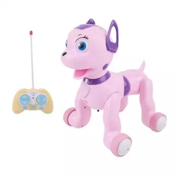 Собачка/кошка на РУ с проектором (свет,звук) в коробке вращение головой,движение во всех направлениях ZYB-B2997-5