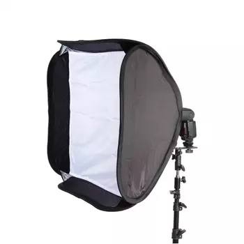 Софтбокс Falcon Eyes EB-060 (60*60cm) с переходником для накамерных вспышек