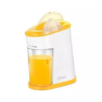 Соковыжималка для цитрусовых Kitfort КТ-1150-3 бело-желтый