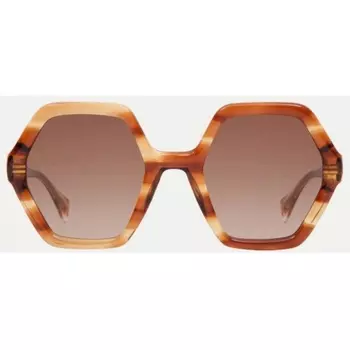 Солнцезащитные очки GIGIBARCELONA NIMRA Demi Brown & White (00000006593-0)