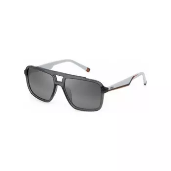 Солнцезащитные очки унисекс Fila SFI460 Shiny ASPHALT Grey (2SFI460574ALP)