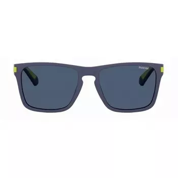 Солнцезащитные очки унисекс Polaroid PLD 2139/S MTT BLUE PLD-205716FLL56C3