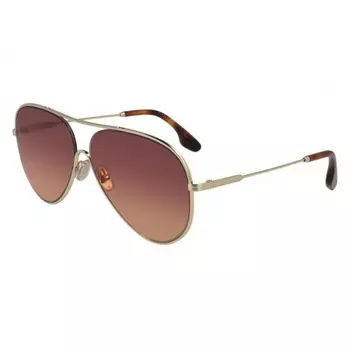 Солнцезащитные очки VICTORIA BECKHAM VB133S GOLD/WINE ORANGE (2422596112711)
