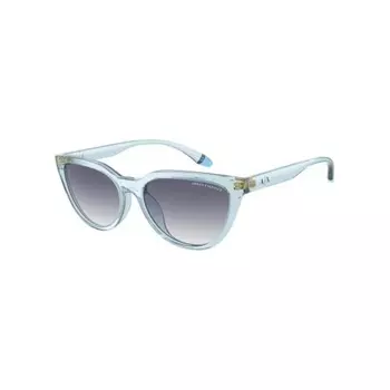 Солнцезащитные очки женские Armani Exchange 0AX4130SU Shiny TRANSP Azure (7895653257887)