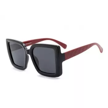 Солнцезащитные очки Женские CALANDO PL497 C2 BLACK&RED/SMOKECDO-2000000024257