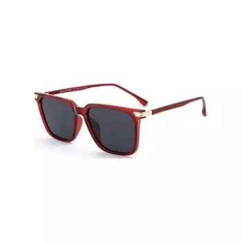 Солнцезащитные очки женские Calando PL570 C4 Red/Smoke (2000000039671)