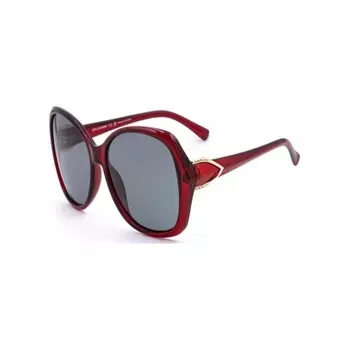 Солнцезащитные очки женские Calando PL596 C4 WINE/Smoke (2000000040639)