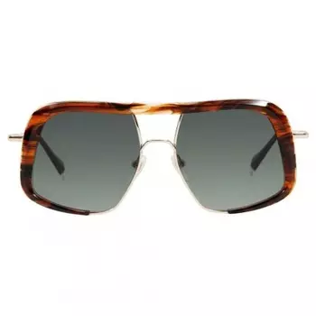 Солнцезащитные очки Женские GIGIBARCELONA KENZA Gold & Demi BrownGGB-00000006690-2