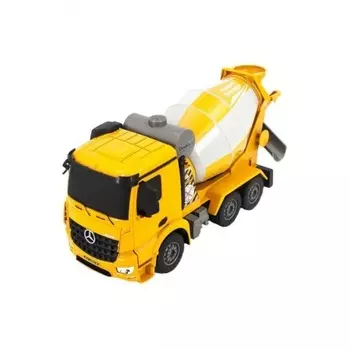 Спецтехника Бетономешалка на РУ (свет,звук) в коробке вращение кузова E578-003