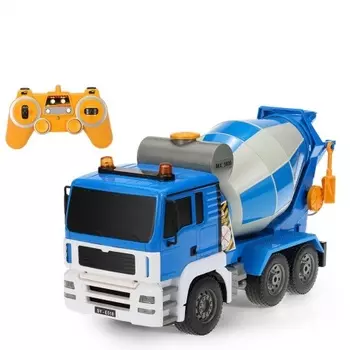 Спецтехника Бетономешалка на РУ (свет,звук) в коробке E518-003