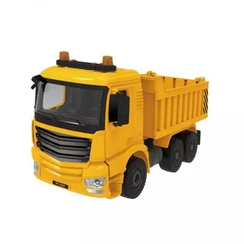 Спецтехника Самосвал (свет,звук) в коробке откидные кузов и кабина,открывающиеся двери Е220-003