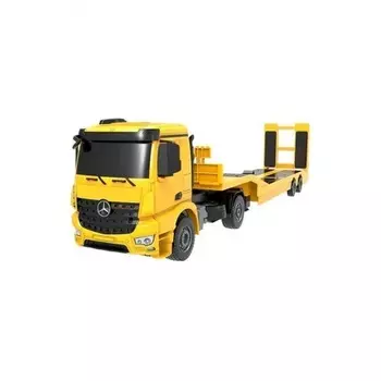 Спецтехника трейлер на РУ (свет,звук) в коробке отсоединение прицепа,задний подъемный механизм E562-003