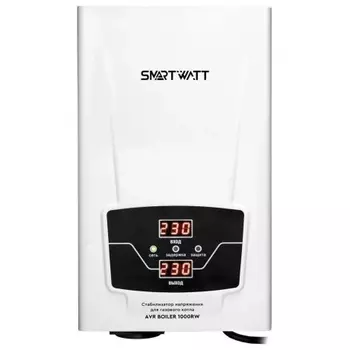 Стабилизатор напряжения Smartwatt AVR Boiler 1000RW 220Вт 1000ВА белый