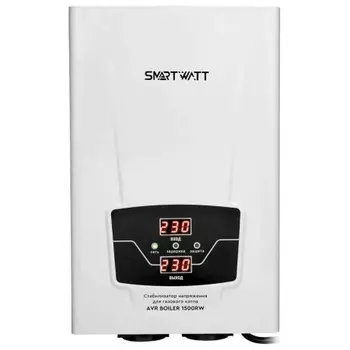Стабилизатор напряжения Smartwatt AVR Boiler 1500RW 1500ВА белый