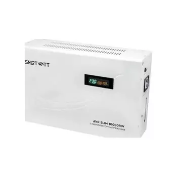 Стабилизатор напряжения Smartwatt AVR Slim 10000RW 10000ВА белый