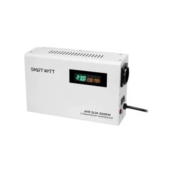 Стабилизатор напряжения Smartwatt AVR Slim 500RW 500ВА белый